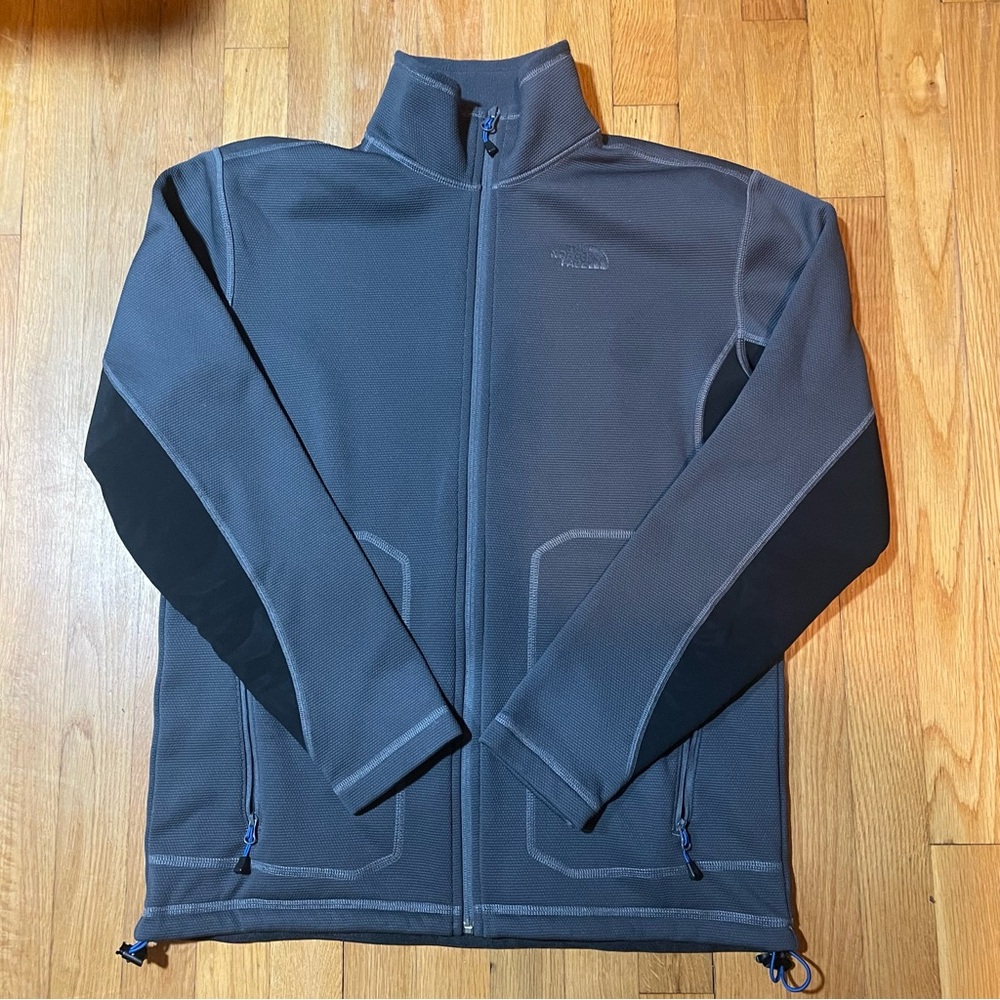 Mens (M) The North Face Men's Dark Gray Zip up